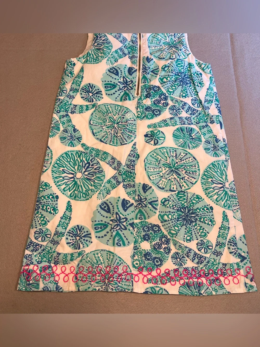 Lilly Pulitzer X Target Kids Starfish/shell Dress Size Small 6/6X